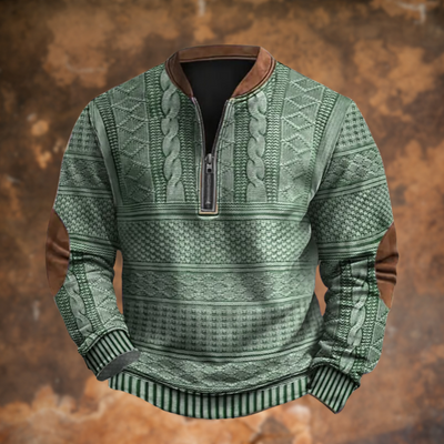 Lucien™ | Pull à Col Zippé en Maille