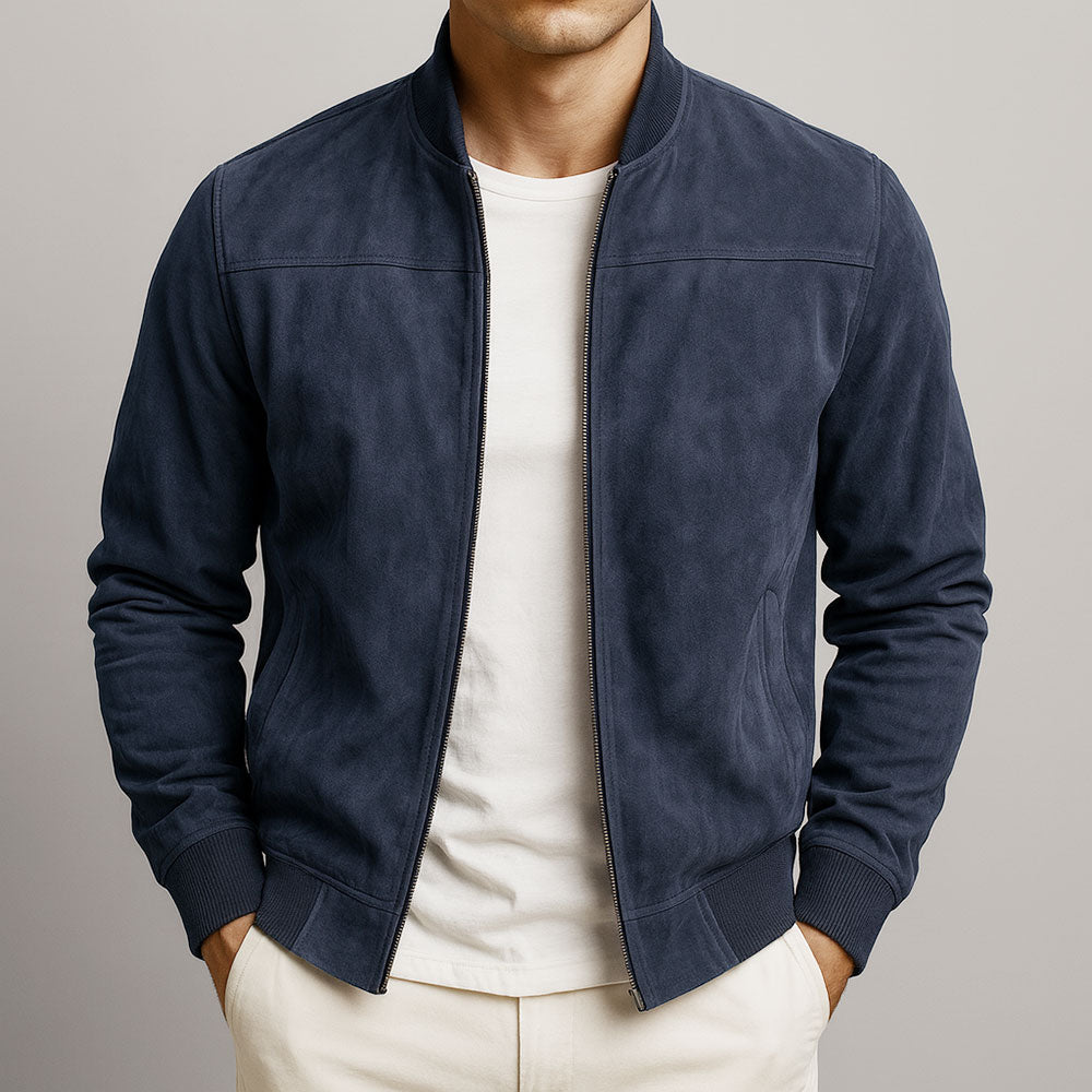Louis™ | Veste en Suède Véritable