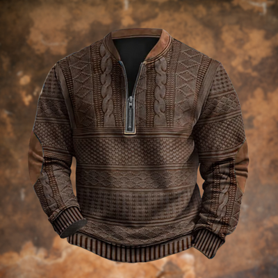 Lucien™ | Pull à Col Zippé en Maille