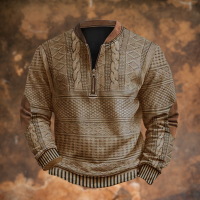 Lucien™ | Pull à Col Zippé en Maille