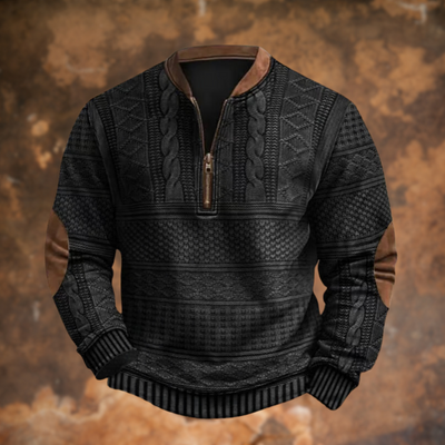 Lucien™ | Pull à Col Zippé en Maille
