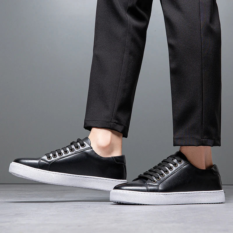 David™ | Baskets en Cuir pour Homme