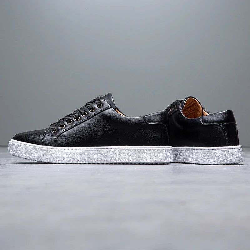 David™ | Baskets en Cuir pour Homme
