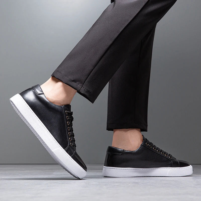 David™ | Baskets en Cuir pour Homme