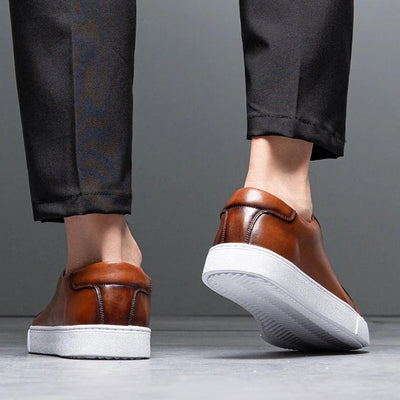 David™ | Baskets en Cuir pour Homme