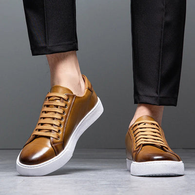 David™ | Baskets en Cuir pour Homme