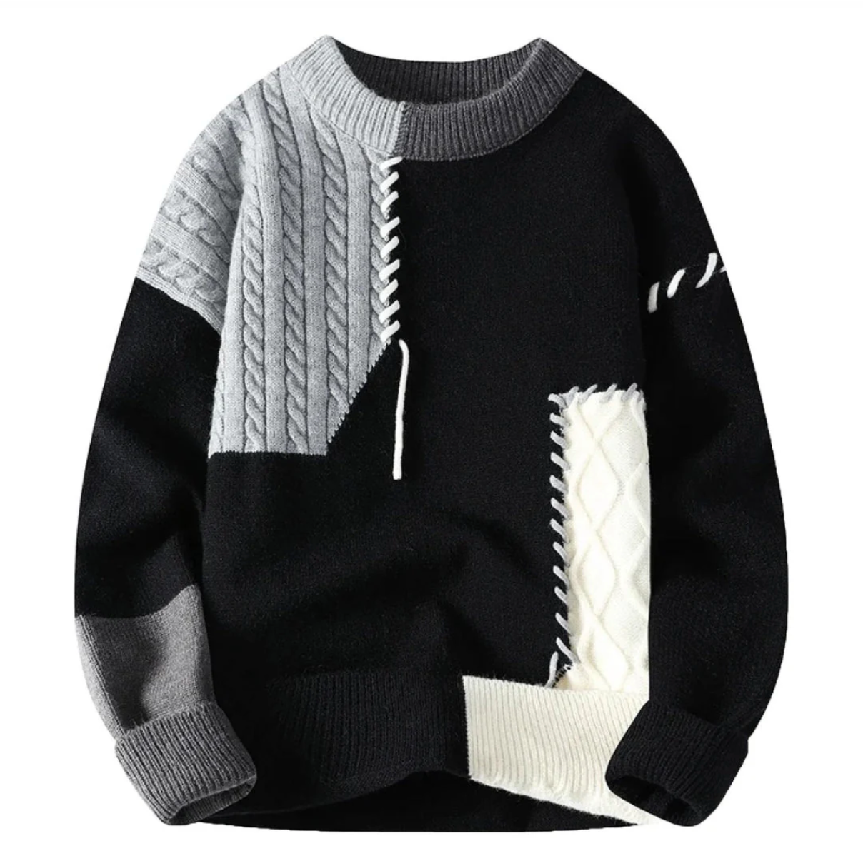 Alex™ | Pull Patchwork Moderne