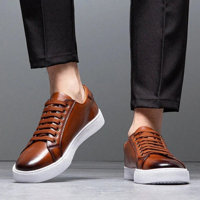 David™ | Baskets en Cuir pour Homme