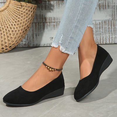 Jacqueline™ | Ballerines Confortables à Talon Compensé