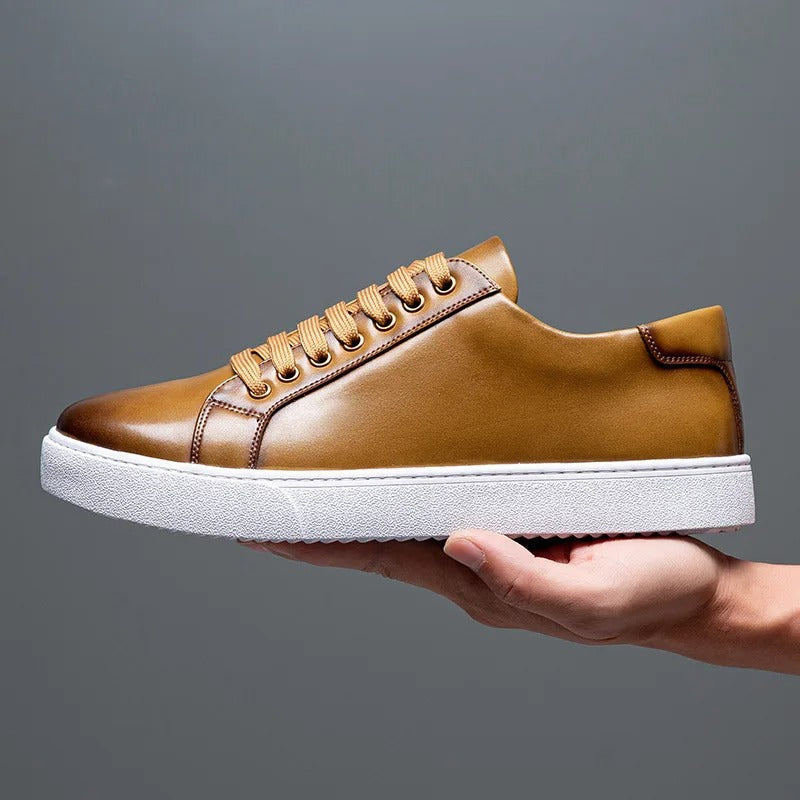 David™ | Baskets en Cuir pour Homme