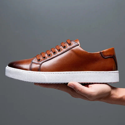 David™ | Baskets en Cuir pour Homme